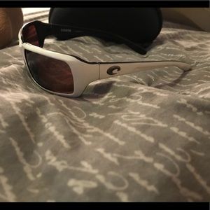 White Costa Sunglasses